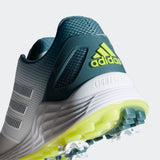 ADIDAS MEN'S ZG21 GOLF SHOES - Cloud White / Acid Yellow / Blue Oxide