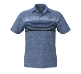 UNDER ARMOUR MEN'S PLAYOFF 2.0 GOLF POLO - Bauhaus Blue / Oxford Blue / Black
