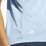 ADIDAS WOMEN'S PERFORMANCE PRIMEGREEN GOLF POLO SHIRT - CLEAR SKY