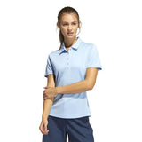 ADIDAS WOMEN'S PERFORMANCE PRIMEGREEN GOLF POLO SHIRT - CLEAR SKY