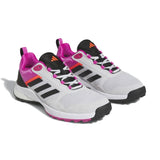 ADIDAS WOMEN'S ZOYSIA GOLF SHOES - Dash Grey / Core Black / Lucid Fuchsia