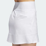 ADIDAS WOMEN'S FRILL GOLF SKORT - WHITE