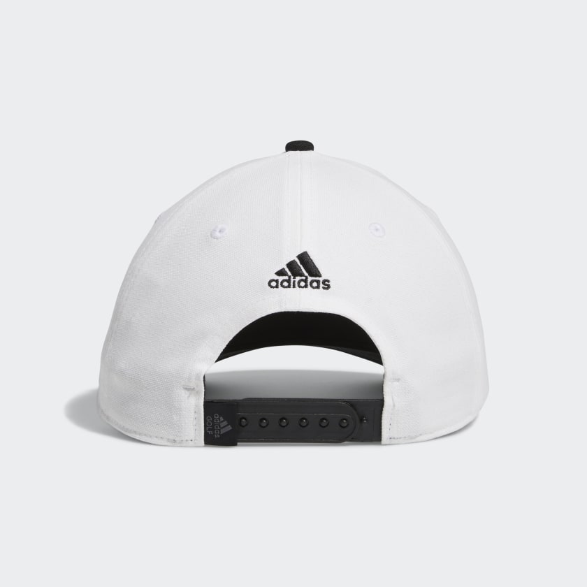 ADIDAS MEN S SCRIPT CURVED SNAPBACK GOLF HAT WHITE Pin High UAE