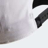 ADIDAS MEN'S SCRIPT CURVED SNAPBACK GOLF HAT - WHITE