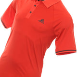 ADIDAS MEN'S GOLF CLIMACOOL ATHLETIC RAGLAN SHIRT - Red