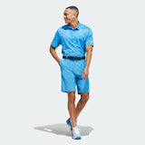 ADIDAS MEN'S PRISMA-PRINT GOLF POLO SHIRT - PULSE BLUE