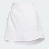 ADIDAS WOMEN'S FRILL GOLF SKORT - WHITE