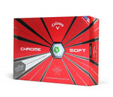 CALLAWAY CHROME SOFT TRUVIS EPIC FLASH LIMITED EDITION GOLF BALLS - 1 DOZEN