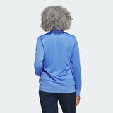 ADIDAS WOMEN'S TEXTURED FULL-ZIP GOLF JACKET - BLUE FUSION