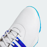 ADIDAS MEN'S TOUR360 22 GOLF SHOES - Cloud White / Lucid Blue / Silver Metallic