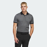 ADIDAS MEN'S ULTIMATE365 NO-SHOW GOLF POLO SHIRT - Black