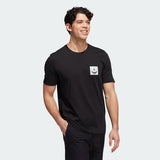 ADIDAS MEN'S CORE GOLF T-SHIRT - BLACK