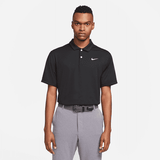 NIKE MEN'S DRI-FIT ESSENTIAL SOLID GOLF POLO SHIRT - BLACK