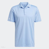 ADIDAS MEN'S PERFORMANCE PRIMEGREEN GOLF POLO SHIRT - CLEAR SKY