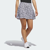 ADIDAS WOMEN'S PRINTED 16-INCH GOLF SKORT - Black / White
