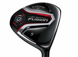 CALLAWAY BIG BERTHA FUSION 18* FAIRWAY WOOD WITH MAMIYA RECOIL ES 450 F3 GRAPHITE REGULAR FLEX SHAFT - LEFT HAND
