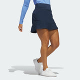 ADIDAS WOMEN'S FRILL GOLF SKORT - Collegiate Navy