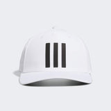 ADIDAS MEN'S 3-STRIPES TOUR GOLF HAT - WHITE