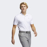 ADIDAS MEN'S PERFORMANCE PRIMEGREEN GOLF POLO SHIRT LC - WHITE