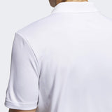 ADIDAS MEN'S PERFORMANCE PRIMEGREEN GOLF POLO SHIRT LC - WHITE