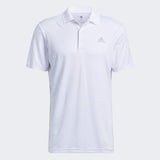 ADIDAS MEN'S PERFORMANCE PRIMEGREEN GOLF POLO SHIRT LC - WHITE