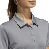 ADIDAS WOMEN'S PERFORMANCE PRIMEGREEN GOLF POLO SHIRT - GREY