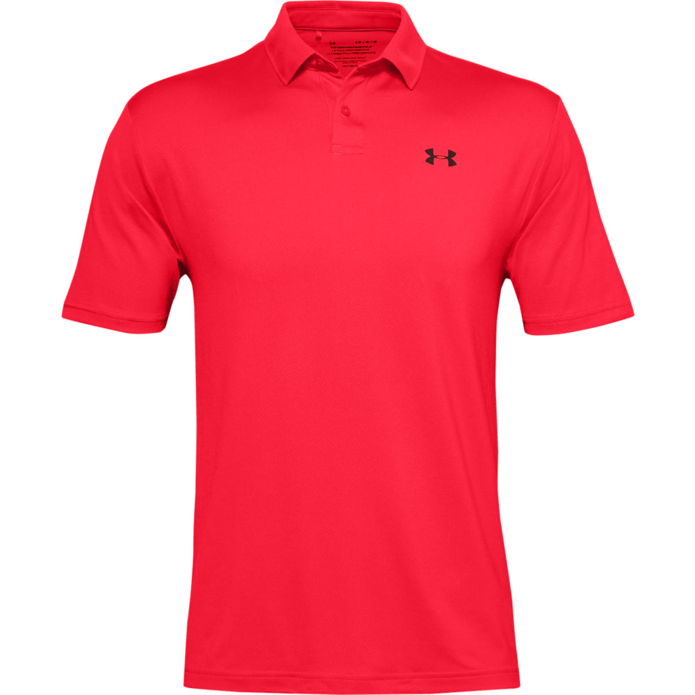 Mens red clearance under armour polo