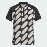 ADIDAS WOMEN'S MARIMEKKO POLO SHIRT - BLACK