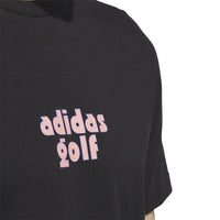 ADIDAS MEN'S GOLF GRAPHIC TEE - BLACK