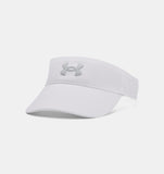 UNDER ARMOUR WOMEN'S BLITZING VISOR - WHITE