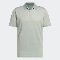 ADIDAS MEN'S ULTIMATE365 OTTOMAN STRIPE POLO - WONDER SILVER/SILVER GREEN