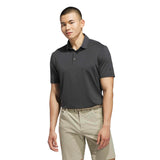 ADIDAS MENS ULTIMATE365 CLIMACOOL TANGO PRINT MESH GOLF POLO SHIRT - BLACK