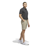ADIDAS MENS ULTIMATE365 CLIMACOOL TANGO PRINT MESH GOLF POLO SHIRT - BLACK