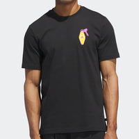 ADIDAS MENS'S GOLF T-SHIRT CHIP IN NYC GRAPHIC TEE- BLACK