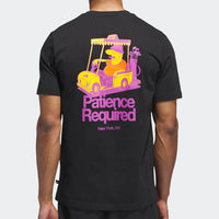 ADIDAS MENS'S GOLF T-SHIRT CHIP IN NYC GRAPHIC TEE- BLACK