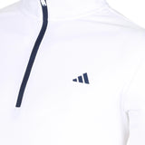 ADIDAS MEN'S GOLF LIGHTWEIGHT 1/4-ZIP TOP - WHITE