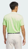 ADIDAS MEN'S PERFORMANCE POLO SHIRT - GREEN SPARK