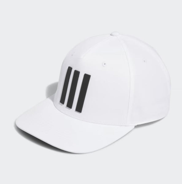 ADIDAS TOUR GOLF HAT 3-STRIPES - WHITE