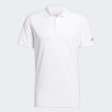 ADIDAS MEN'S CORE ADIDAS PERFORMANCE PRIMEGREEN POLO SHIRT - WHITE