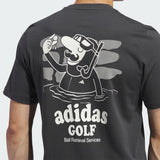 ADIDAS MEN'S BALL RETRIEVAL GRAPHIC POCKET TEE - CARBON