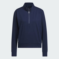 ADIDAS WOMEN'S ULTIMATE365 QUARTER-ZIP LAYERED - COLLEGIATE NAVY