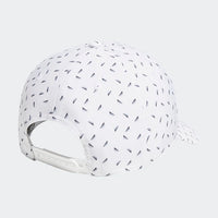 ADIDAS GOLF TOUR SLICE PRINT HAT - WHITE