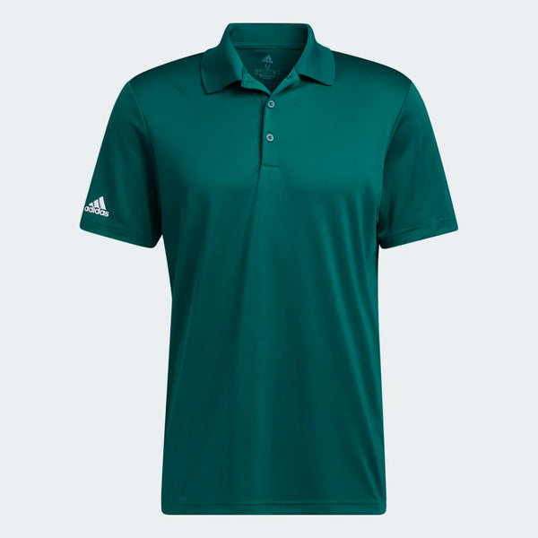 ADIDAS MEN'S PERFORMANCE PRIMEGREEN GOLF POLO SHIRT - CO GREEN