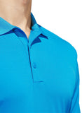 ADIDAS MEN'S CORE ADIDAS PERFORMANCE PRIMEGREEN POLO SHIRT - BRIGHT BLUE