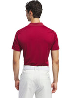 ADIDAS MEN'S CORE ADIDAS PERFORMANCE PRIMEGREEN POLO SHIRT - BURGUNDY