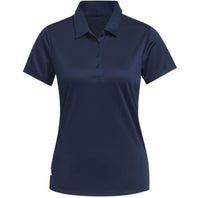 ADIDAS WOMEN'S PERFORMANCE PRIMEGREEN GOLF POLO SHIRT - COLLEGIATE NAVY