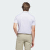 ADIDAS MEN'S ULTIMATE365 TANGO CLIMACOOL PRINTED MESH GOLF POLO SHIRT - WHITE/DUSKY PETROL