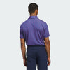 ADIDAS MENS ULTIMATE365 CLIMACOOL TANGO PRINT MESH GOLF POLO SHIRT - DUSKY PETROL/LUCID PINK