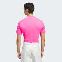 ADIDAS MEN'S CORE ADIDAS PERFORMANCE PRIMEGREEN POLO SHIRT - SOLAR PINK