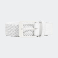 ADIDAS MEN'S BRAIDED STRETCH GOLF BELT - WHITE